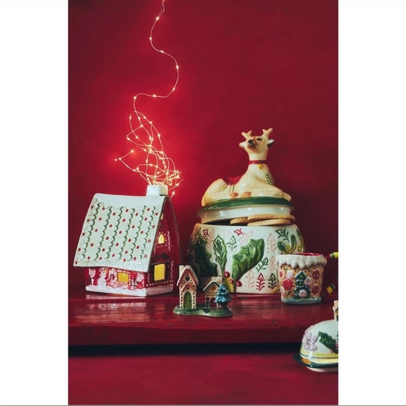 Reindeer cookie jar from Anthropologie - Picture 4 of 4